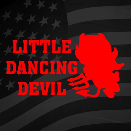 Little Dancing Devil Iron on Transfer